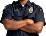 Security Officer with Arms Crossed